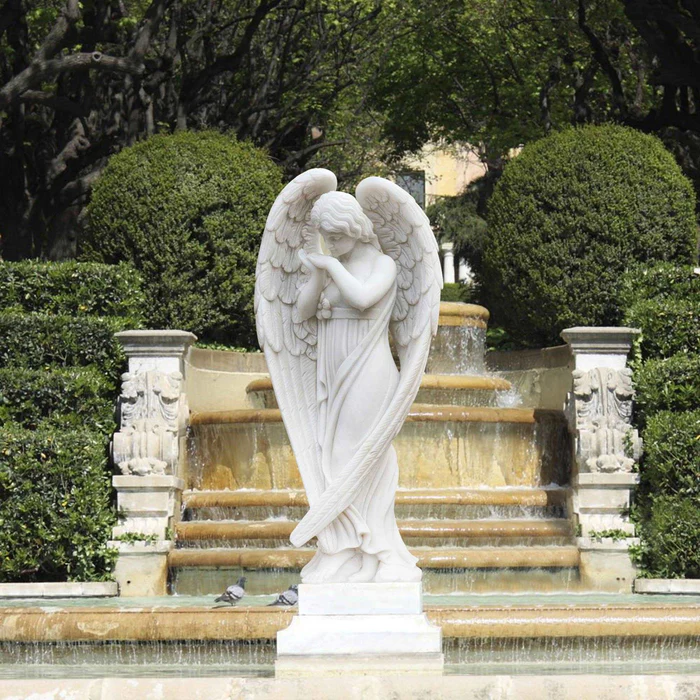 FINEST FM 021 marble angle statue garden sculpture dc ca5f6d5e cec6 4614 8f9b 4606e0eb8cf2